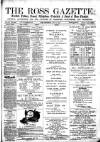 Ross Gazette Thursday 01 July 1875 Page 1