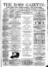Ross Gazette Thursday 23 September 1875 Page 1