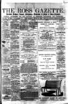 Ross Gazette Thursday 15 August 1878 Page 1