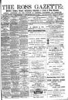 Ross Gazette Thursday 17 May 1883 Page 1