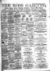 Ross Gazette Thursday 15 January 1885 Page 1