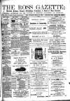 Ross Gazette Thursday 12 March 1885 Page 1