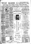 Ross Gazette Thursday 19 March 1885 Page 1