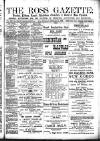 Ross Gazette Thursday 02 December 1886 Page 1