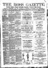 Ross Gazette Thursday 29 November 1888 Page 1