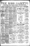 Ross Gazette Thursday 28 February 1889 Page 1