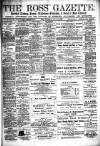 Ross Gazette Thursday 04 July 1889 Page 1