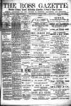 Ross Gazette Thursday 03 October 1889 Page 1