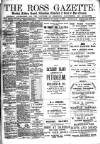 Ross Gazette Thursday 21 November 1889 Page 1