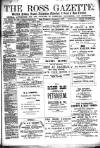 Ross Gazette Thursday 05 December 1889 Page 1