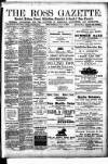 Ross Gazette Thursday 13 July 1893 Page 1