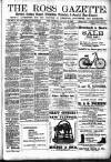 Ross Gazette Thursday 16 January 1896 Page 1