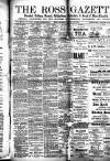 Ross Gazette Thursday 15 April 1897 Page 1