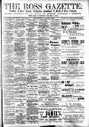 Ross Gazette Thursday 16 August 1900 Page 1