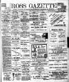 Ross Gazette Thursday 10 August 1911 Page 1