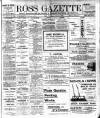 Ross Gazette Thursday 11 April 1912 Page 1