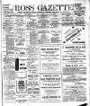 Ross Gazette Thursday 16 January 1913 Page 1
