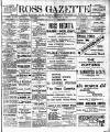 Ross Gazette Thursday 10 July 1913 Page 1