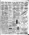 Ross Gazette Thursday 09 October 1913 Page 1