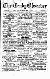 Tenby Observer Thursday 27 June 1872 Page 1