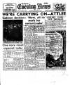 Shields Daily News Saturday 25 February 1950 Page 1