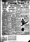 Shields Daily News Saturday 03 November 1956 Page 1
