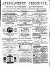 Abergavenny Chronicle Friday 23 January 1880 Page 1