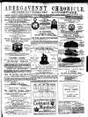 Abergavenny Chronicle Friday 02 September 1881 Page 1
