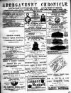 Abergavenny Chronicle Friday 28 April 1882 Page 1