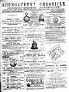 Abergavenny Chronicle Friday 03 November 1882 Page 1