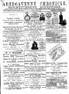 Abergavenny Chronicle Friday 26 January 1883 Page 1