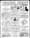 Abergavenny Chronicle Friday 02 February 1883 Page 1