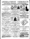 Abergavenny Chronicle Friday 09 February 1883 Page 1