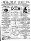 Abergavenny Chronicle Friday 25 July 1884 Page 1