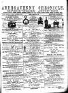 Abergavenny Chronicle Friday 20 February 1885 Page 1