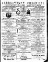 Abergavenny Chronicle Friday 19 November 1886 Page 1