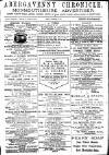 Abergavenny Chronicle Friday 25 November 1887 Page 1