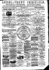 Abergavenny Chronicle Friday 10 November 1893 Page 1