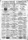 Abergavenny Chronicle Friday 12 February 1897 Page 1