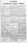 Northern Daily Times Friday 03 February 1854 Page 1