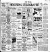 Dublin Evening Telegraph Saturday 21 November 1908 Page 1