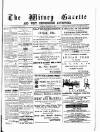 Witney Gazette and West Oxfordshire Advertiser Saturday 10 November 1883 Page 1