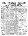 Witney Gazette and West Oxfordshire Advertiser Saturday 07 September 1889 Page 1