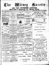 Witney Gazette and West Oxfordshire Advertiser Saturday 11 January 1890 Page 1