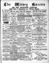 Witney Gazette and West Oxfordshire Advertiser Saturday 01 November 1890 Page 1