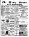 Witney Gazette and West Oxfordshire Advertiser Saturday 23 January 1892 Page 1