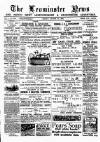 Leominster News and North West Herefordshire & Radnorshire Advertiser Friday 15 August 1884 Page 1