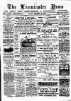Leominster News and North West Herefordshire & Radnorshire Advertiser Friday 12 September 1884 Page 1