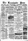 Leominster News and North West Herefordshire & Radnorshire Advertiser Friday 19 September 1884 Page 1