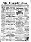 Leominster News and North West Herefordshire & Radnorshire Advertiser Friday 12 March 1886 Page 1